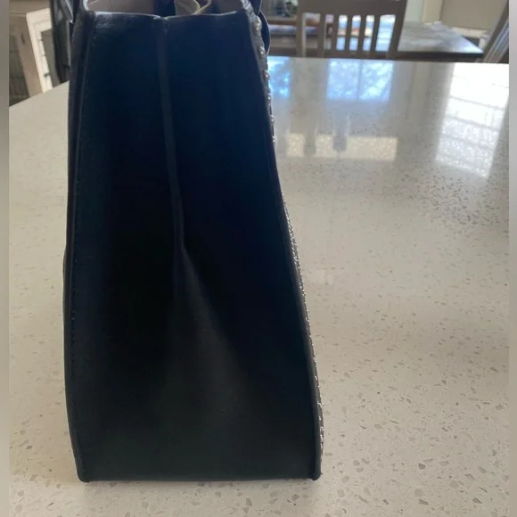 Michael Kors Black Studded Tote Bag - Picture 6 of 12